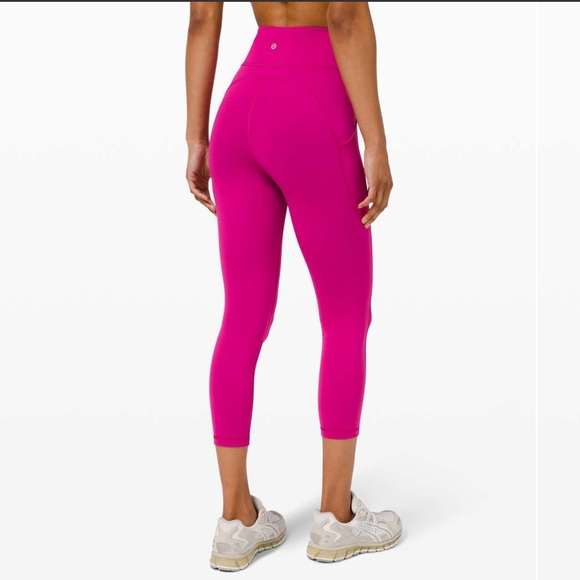 Lululemon Invigorate High-Rise Crop 23" Ripened Raspberry - Picture 1 of 8